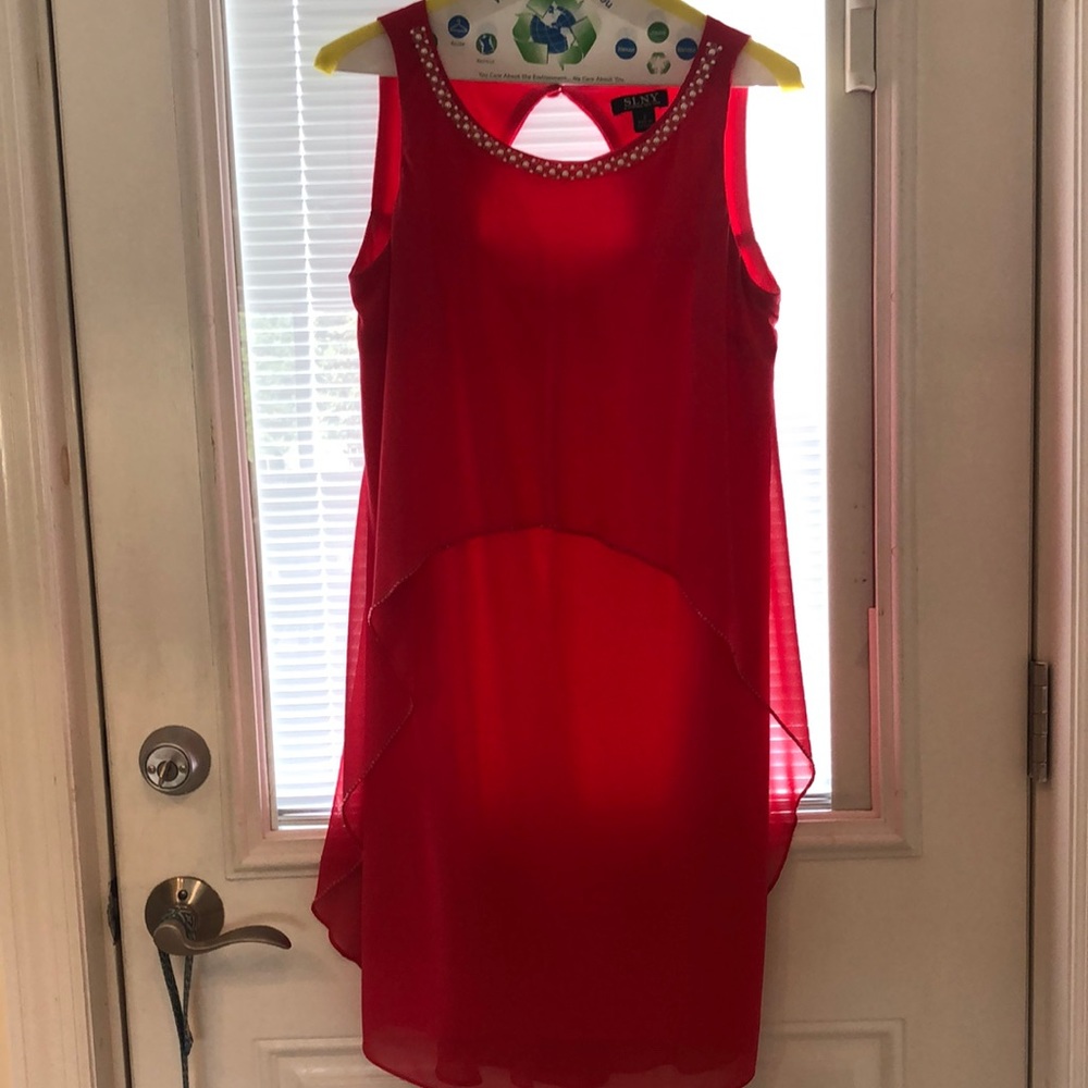 Coral Cocktail Dress